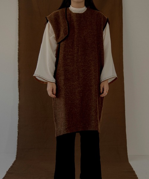 lawgy ベスト lawgy（ラウジー）の「over piping medium vest（ベスト）」 - WEAR