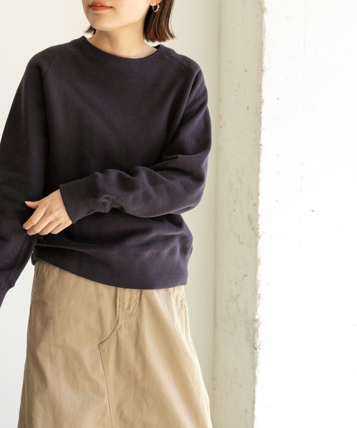 FORK&SPOON(フォークアンドスプーン)の「FORK&SPOON ミーナクルーネックスウェット(スウェット・レディース・パープル系その他/ネイビー/ホワイト系その他・ONE)」の14枚目の写真