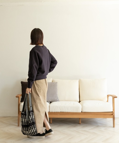 FORK&SPOON(フォークアンドスプーン)の「FORK&SPOON ミーナクルーネックスウェット(スウェット・レディース・パープル系その他/ネイビー/ホワイト系その他・ONE)」の17枚目の写真