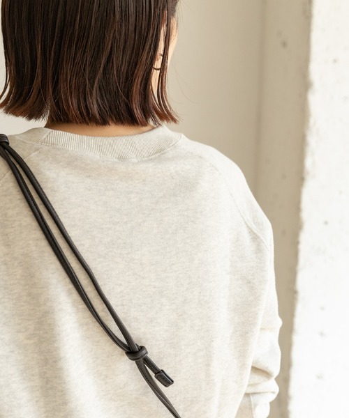 FORK&SPOON(フォークアンドスプーン)の「FORK&SPOON ミーナクルーネックスウェット(スウェット・レディース・パープル系その他/ネイビー/ホワイト系その他・ONE)」の20枚目の写真