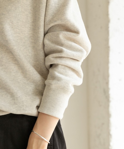 FORK&SPOON(フォークアンドスプーン)の「FORK&SPOON ミーナクルーネックスウェット(スウェット・レディース・パープル系その他/ネイビー/ホワイト系その他・ONE)」の21枚目の写真