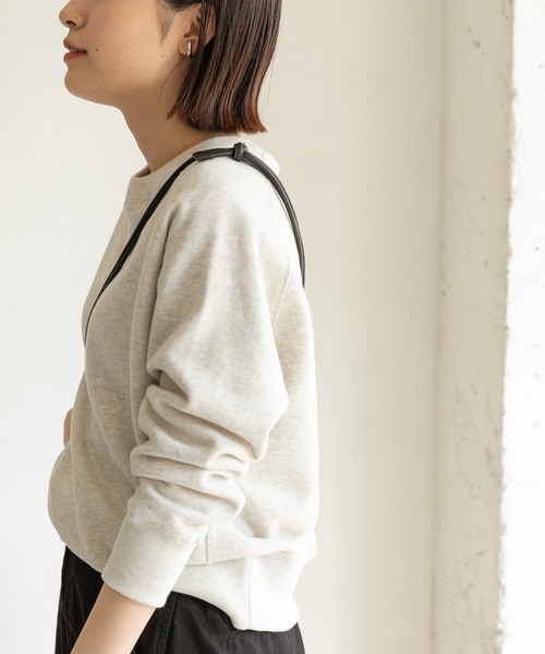 FORK&SPOON(フォークアンドスプーン)の「FORK&SPOON ミーナクルーネックスウェット(スウェット・レディース・パープル系その他/ネイビー/ホワイト系その他・ONE)」の22枚目の写真