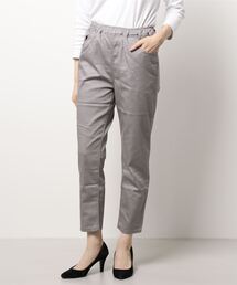 Samansa Mos2 blue | ストレッチレイヤードパンツ(その他パンツ)