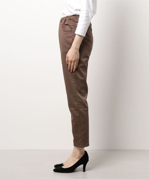 Samansa Mos2 blue（サマンサモスモスブルー）の「ストレッチレイヤードパンツ（その他パンツ・レディース・ブラック/ブラウン/グレー・MEDIUM/LARGE）」の5枚目の写真