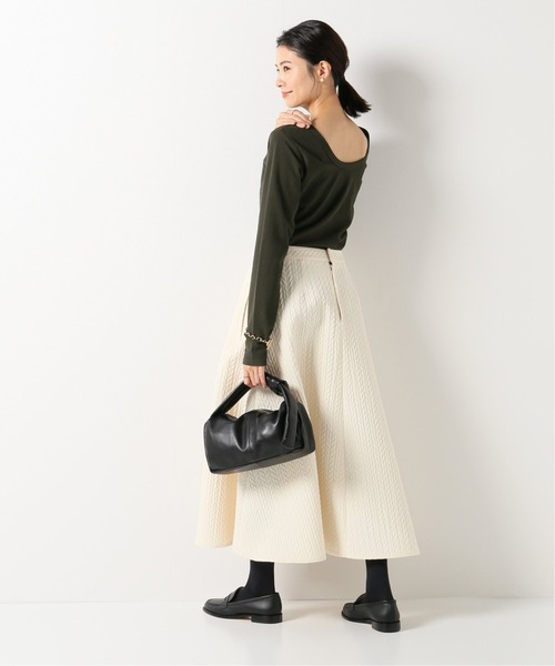 IENA（イエナ）の「ドライインレーバックデザインプルオーバー◆（Tシャツ/カットソー・レディース・ネイビー/ブラウン/カーキ・FREE）」の8枚目の写真