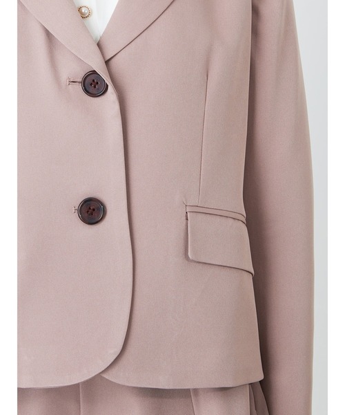 Ank Rouge（アンクルージュ）の「ショート丈シングルテーラードジャケット（テーラードジャケット・レディース・ベージュ/モカ/A・M）」の9枚目の写真