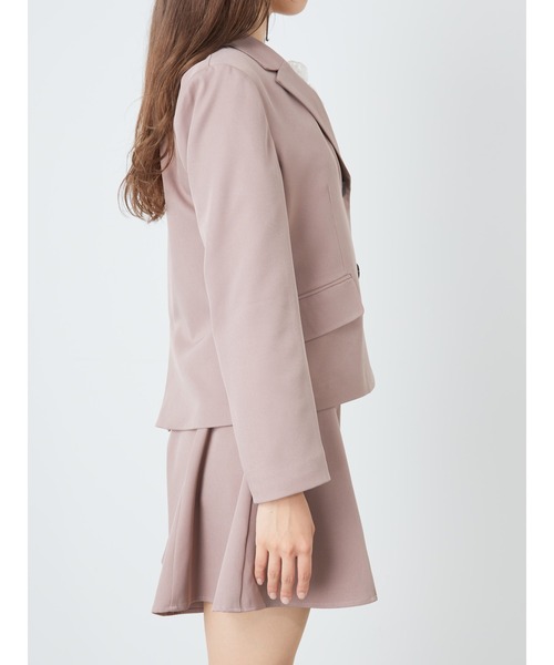 Ank Rouge（アンクルージュ）の「ショート丈シングルテーラードジャケット（テーラードジャケット・レディース・ベージュ/モカ/A・M）」の10枚目の写真