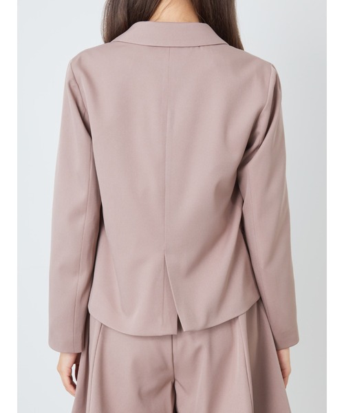 Ank Rouge（アンクルージュ）の「ショート丈シングルテーラードジャケット（テーラードジャケット・レディース・ベージュ/モカ/A・M）」の12枚目の写真