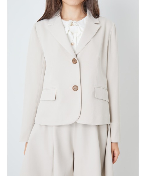 Ank Rouge（アンクルージュ）の「ショート丈シングルテーラードジャケット（テーラードジャケット・レディース・ベージュ/モカ/A・M）」の13枚目の写真