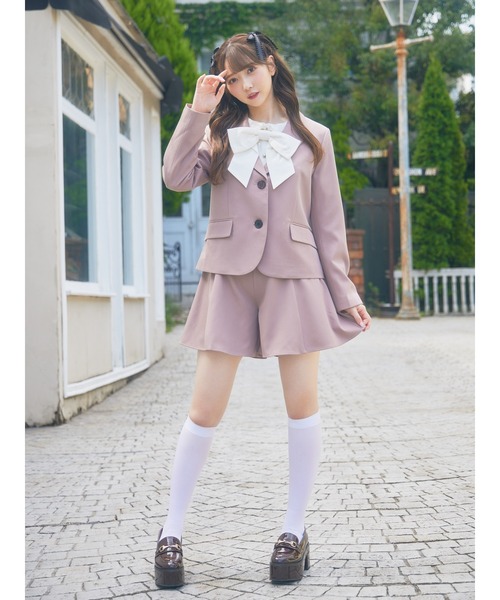 Ank Rouge（アンクルージュ）の「ショート丈シングルテーラードジャケット（テーラードジャケット・レディース・ベージュ/モカ/A・M）」の16枚目の写真