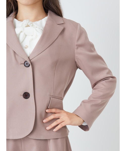 Ank Rouge（アンクルージュ）の「ショート丈シングルテーラードジャケット（テーラードジャケット・レディース・ベージュ/モカ/A・M）」の11枚目の写真