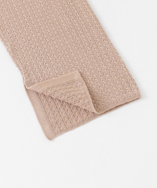 UR Lab.（アーバンリサーチラボ）の「ケーブルニットパンツ（その他パンツ・レディース・チャコールグレー/ベージュ・FREE）」の13枚目の写真