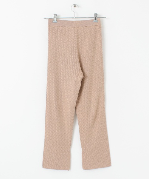 UR Lab.（アーバンリサーチラボ）の「ケーブルニットパンツ（その他パンツ・レディース・チャコールグレー/ベージュ・FREE）」の14枚目の写真