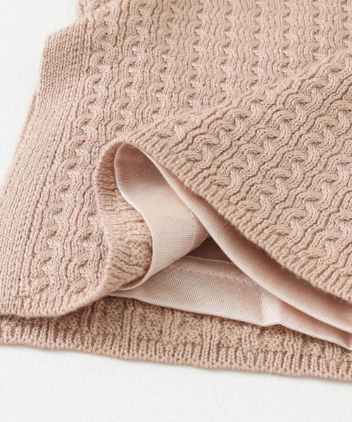 UR Lab.（アーバンリサーチラボ）の「ケーブルニットパンツ（その他パンツ・レディース・チャコールグレー/ベージュ・FREE）」の15枚目の写真