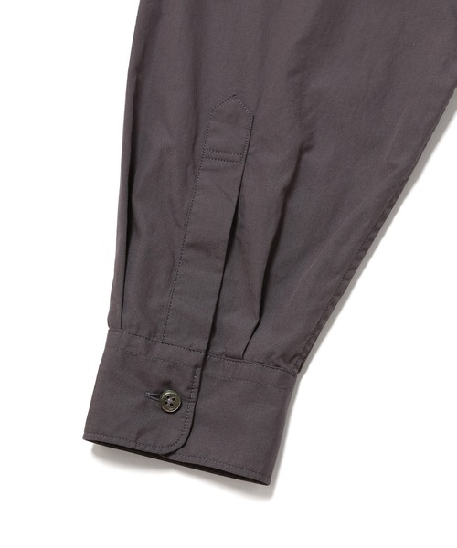 ADAM ET ROPE'(アダムエロペ)の「フロントタック コットンブロード シャツチュニック(シャツ/ブラウス・メンズ・オフホワイト/チャコールグレー/グリーン・M/L)」の5枚目の写真