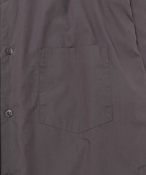 ADAM ET ROPE'(アダムエロペ)の「フロントタック コットンブロード シャツチュニック(シャツ/ブラウス・メンズ・オフホワイト/チャコールグレー/グリーン・M/L)」の9枚目の写真