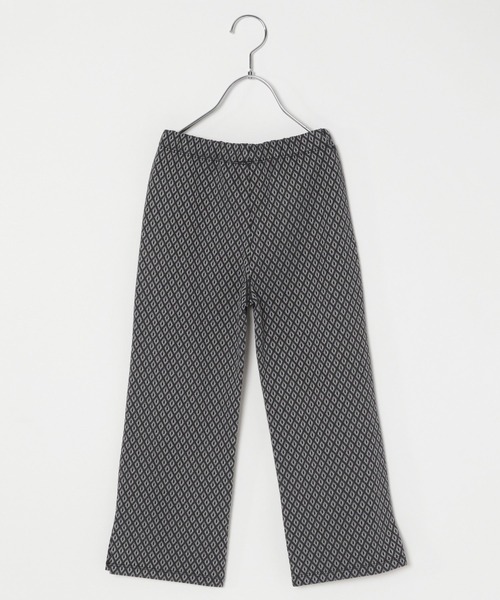 GLOBAL WORK（グローバルワーク）の「【キッズ】カットジャガードパンツ/229101（その他パンツ・キッズ・ホワイト/ブラック・160cm/120cm/150cm/140cm/130cm/100cm/110cm）」の5枚目の写真