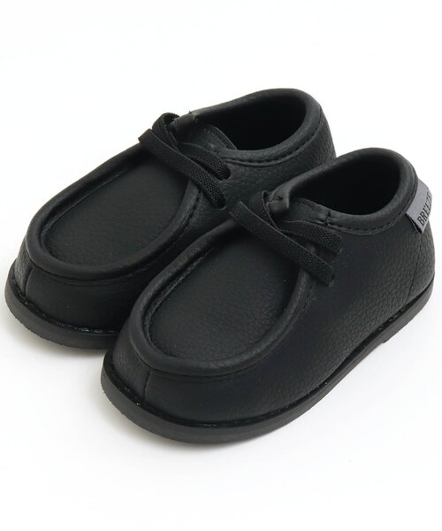 BREEZE（ブリーズ）の「モカシン風ブーツ（ブーツ・キッズ・ベージュ/ブラック・17/19/16/18/14/15 ）」の2枚目の写真