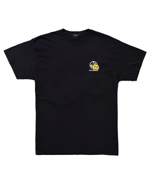 24karats(トゥウェンティーフォーカラッツ)の「Cartoon Logo Tee SS(Tシャツ/カットソー・メンズ・ブラック/ホワイト・SMALL/MEDIUM)」の4枚目の写真
