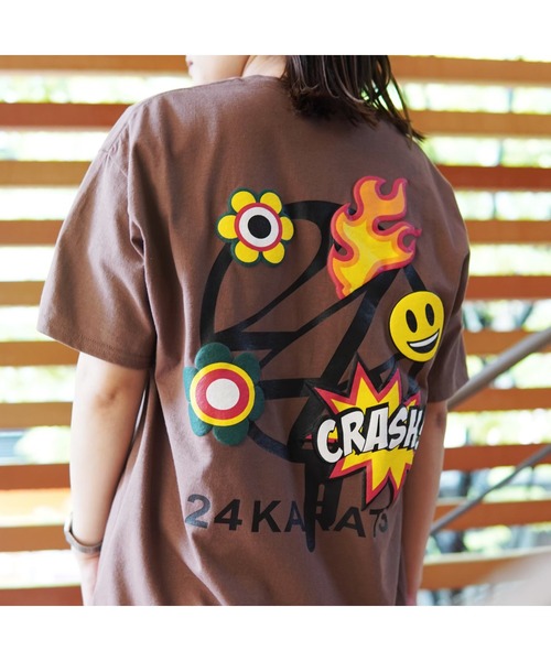 24karats(トゥウェンティーフォーカラッツ)の「Cartoon Logo Tee SS(Tシャツ/カットソー・メンズ・ブラック/ホワイト・SMALL/MEDIUM)」の14枚目の写真