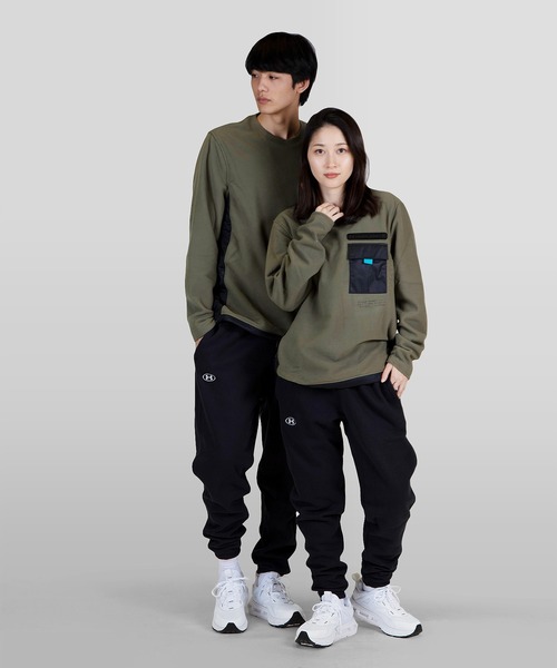 UNDER ARMOUR（アンダーアーマー）の「UAコールドギア インフラレッド ユーティリティー クルー（トレーニング/メンズ）（スウェット・メンズ・ネイビー/カーキ・XXL/XL/L/S/M/3XL）」の8枚目の写真