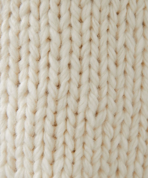 PUAL CE CIN（ピュアルセシン）の「ニット×ニットワンピースSET（アンサンブル・レディース・ベージュ/グレー/イエロー/アイボリー・FREE）」の8枚目の写真