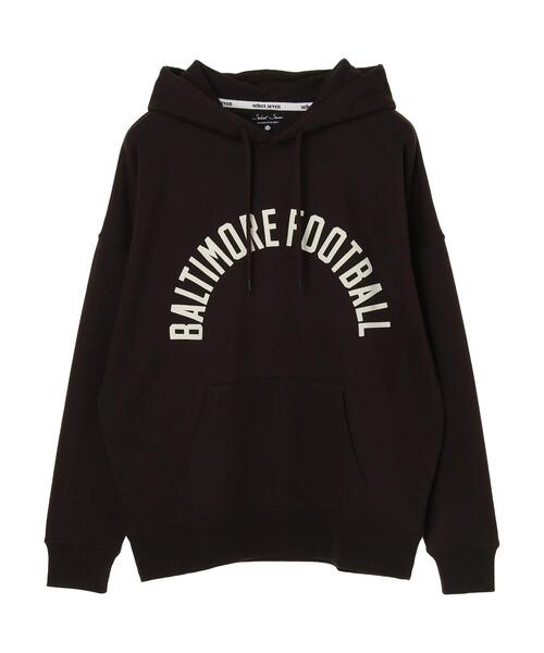 SEVENDAYS=SUNDAY(セブンデイズサンデイ)の「フロッキープリント裏毛パーカーB *(パーカー・レディース・チャコールグレー/ブラウン/アイボリー・S/M/L)」の19枚目の写真