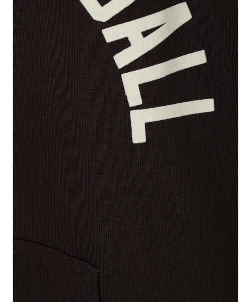 SEVENDAYS=SUNDAY(セブンデイズサンデイ)の「フロッキープリント裏毛パーカーB *(パーカー・レディース・チャコールグレー/ブラウン/アイボリー・S/M/L)」の11枚目の写真