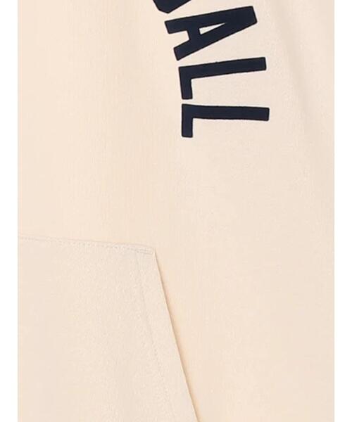 SEVENDAYS=SUNDAY(セブンデイズサンデイ)の「フロッキープリント裏毛パーカーB *(パーカー・レディース・チャコールグレー/ブラウン/アイボリー・S/M/L)」の10枚目の写真