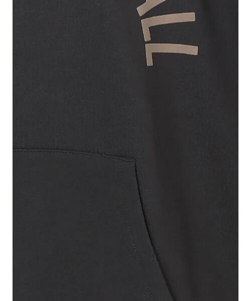 SEVENDAYS=SUNDAY(セブンデイズサンデイ)の「フロッキープリント裏毛パーカーB *(パーカー・レディース・チャコールグレー/ブラウン/アイボリー・S/M/L)」の9枚目の写真