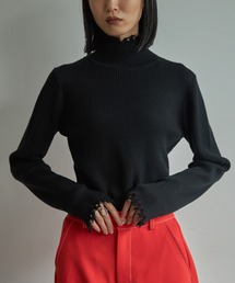 VACANCY | ダメージハイネックニット(ニット/セーター)