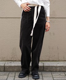 DROIT BELLO | DROIT BELLO(ドロイトベロ) ベルト付きコーデュロイパンツ(その他パンツ)