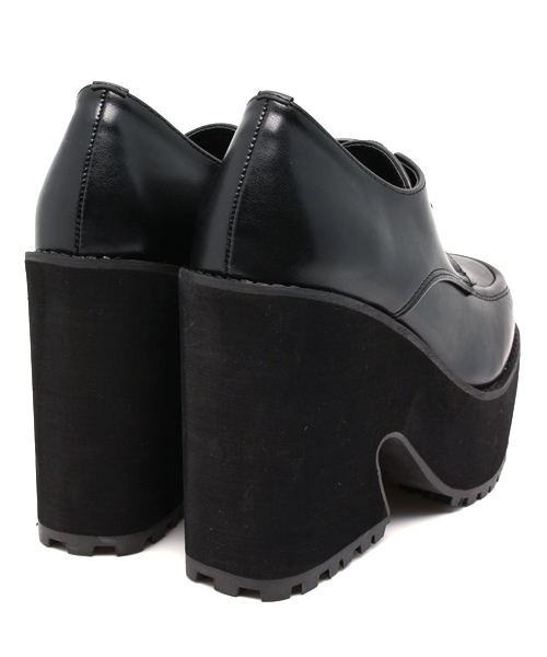 WEGO（ウィゴー）の「WEGO/厚底ヒールシューズ（ブーツ・レディース・ブラック/ブラック系その他・LARGE/MEDIUM）」の8枚目の写真