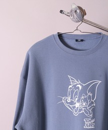 Tom＆Jerry | 【トムとジェリー】【ユニセックス】プリント スウェット プルオーバー(DV)(スウェット)