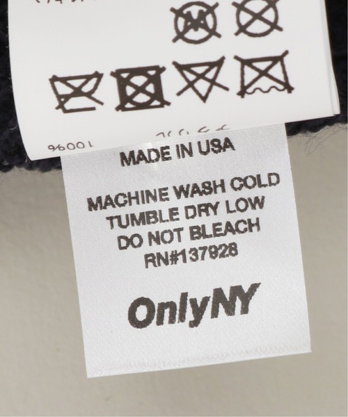 ONLY NY（オンリーニューヨーク）の「【ONLY NY / オンリーニューヨーク】Sedona Beanie（ニットキャップ/ビーニー・メンズ・ネイビー/イエロー・FREE）」の6枚目の写真