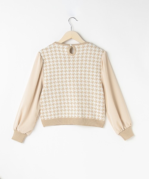 by LOVEiT(バイラビット)の「衿つきニット(ニット/セーター・キッズ・モカ/ブラック/ピンク/ベージュ・130cm/150cm/120cm/140cm/160cm)」の6枚目の写真