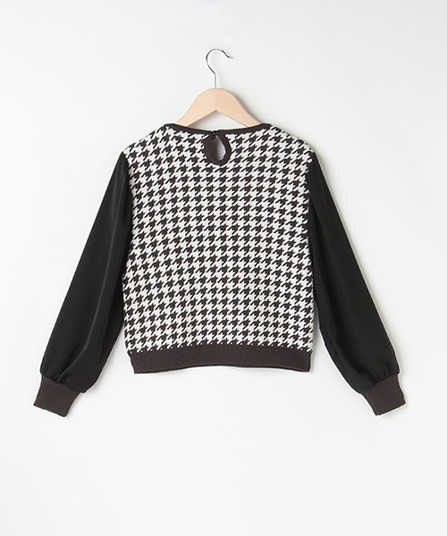 by LOVEiT(バイラビット)の「衿つきニット(ニット/セーター・キッズ・モカ/ブラック/ピンク/ベージュ・130cm/150cm/120cm/140cm/160cm)」の8枚目の写真