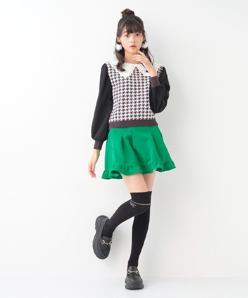 by LOVEiT(バイラビット)の「衿つきニット(ニット/セーター・キッズ・モカ/ブラック/ピンク/ベージュ・130cm/150cm/120cm/140cm/160cm)」の21枚目の写真