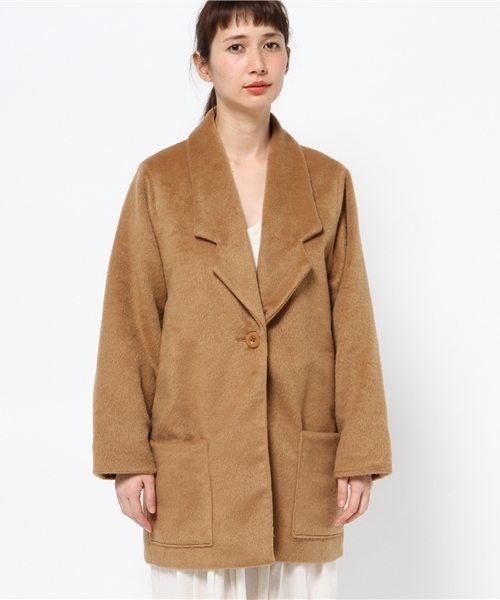 Kastane（カスタネ）の「【Kastane】NEW　SIZE中綿BIGジャケット（その他アウター・レディース・キャメル/グレー/ネイビー・FREE）」の4枚目の写真