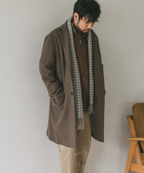 URBAN RESEARCH DOORS(アーバンリサーチドアーズ)の「チェスターコート(チェスターコート・メンズ・ブラック系その他/ベージュ系その他/グリーン系その他/チェック・38/40)」の10枚目の写真