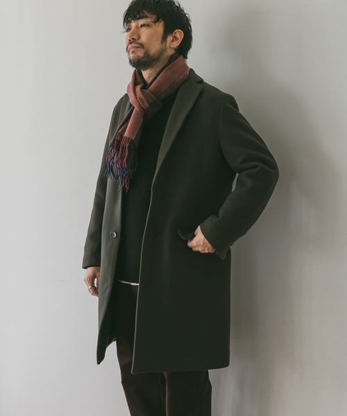 URBAN RESEARCH DOORS(アーバンリサーチドアーズ)の「チェスターコート(チェスターコート・メンズ・ブラック系その他/ベージュ系その他/グリーン系その他/チェック・38/40)」の7枚目の写真