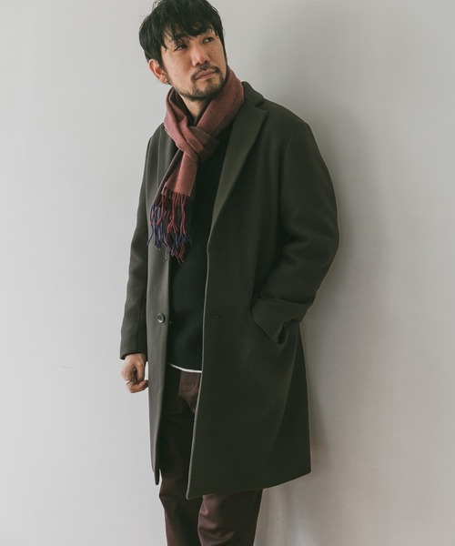 URBAN RESEARCH DOORS(アーバンリサーチドアーズ)の「チェスターコート(チェスターコート・メンズ・ブラック系その他/ベージュ系その他/グリーン系その他/チェック・38/40)」の12枚目の写真