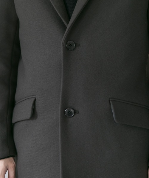 URBAN RESEARCH DOORS(アーバンリサーチドアーズ)の「チェスターコート(チェスターコート・メンズ・ブラック系その他/ベージュ系その他/グリーン系その他/チェック・38/40)」の13枚目の写真