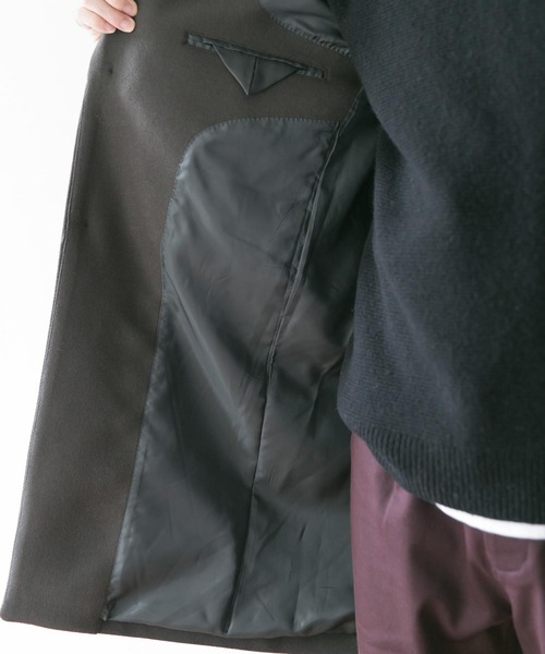 URBAN RESEARCH DOORS(アーバンリサーチドアーズ)の「チェスターコート(チェスターコート・メンズ・ブラック系その他/ベージュ系その他/グリーン系その他/チェック・38/40)」の19枚目の写真