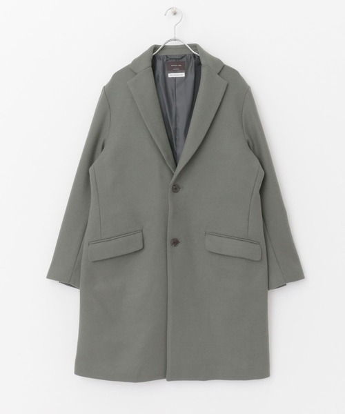 URBAN RESEARCH DOORS(アーバンリサーチドアーズ)の「チェスターコート(チェスターコート・メンズ・ブラック系その他/ベージュ系その他/グリーン系その他/チェック・38/40)」の14枚目の写真