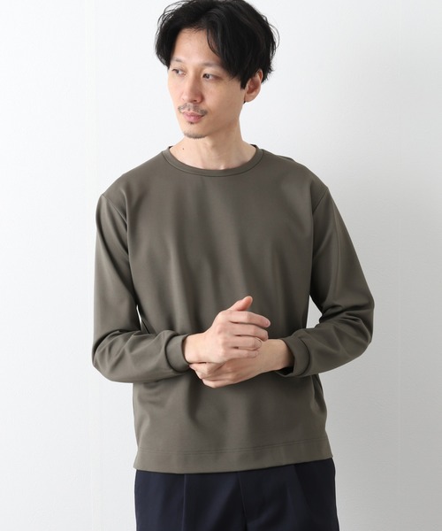 417 EDIFICE(フォーワンセブンエディフィス)の「ストレッチポンチカットソー(Tシャツ/カットソー・メンズ・ホワイト/ブラック/グレー/カーキ・SMALL/MEDIUM/LARGE)」の2枚目の写真