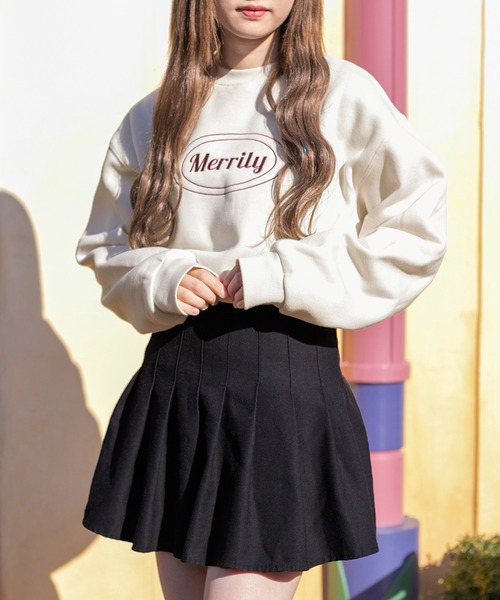 PairPair(ペアペア)の「裏起毛サークルロゴプルオーバー(ユニセックス)(スウェット・レディース・オートミール/アイボリー/ブラウン・FREE)」の9枚目の写真