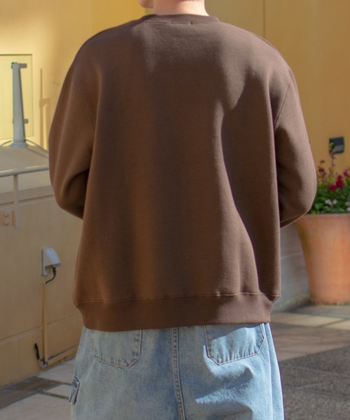 PairPair(ペアペア)の「裏起毛サークルロゴプルオーバー(ユニセックス)(スウェット・レディース・オートミール/アイボリー/ブラウン・FREE)」の18枚目の写真