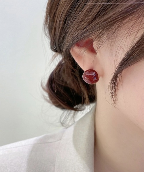 LA VORAGINE(ラ ヴォラジネ)の「ポスト:925シルバー ピアス(ピアス(両耳用)・レディース・A/ゴールド/シルバー/B/C・FREE)」の1枚目の写真