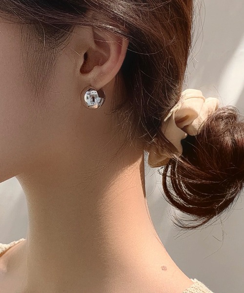 LA VORAGINE(ラ ヴォラジネ)の「ポスト:925シルバー ピアス(ピアス(両耳用)・レディース・A/ゴールド/シルバー/B/C・FREE)」の5枚目の写真